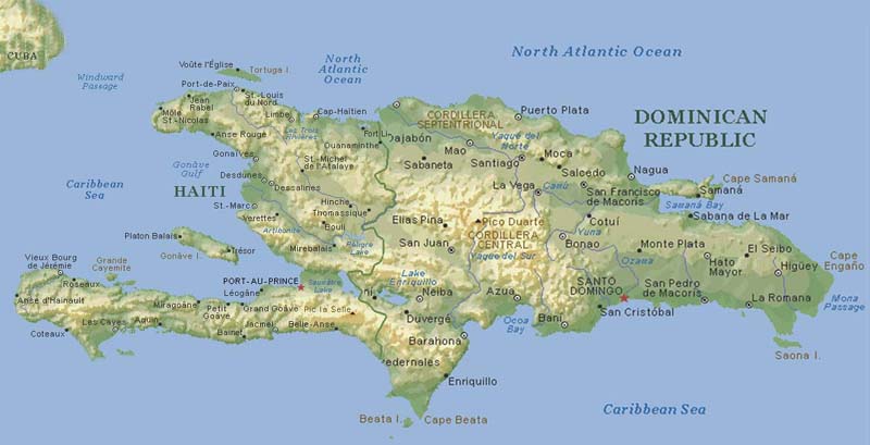 Kaart-van-Dominicaanse