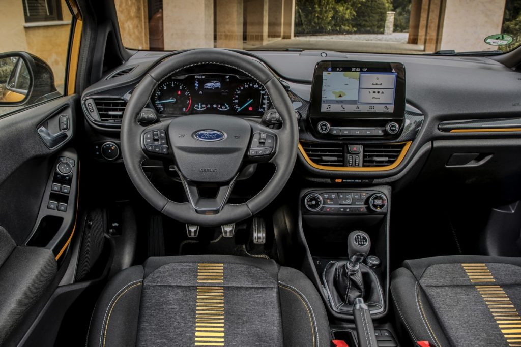 cockpit van de Ford Fiesta Active