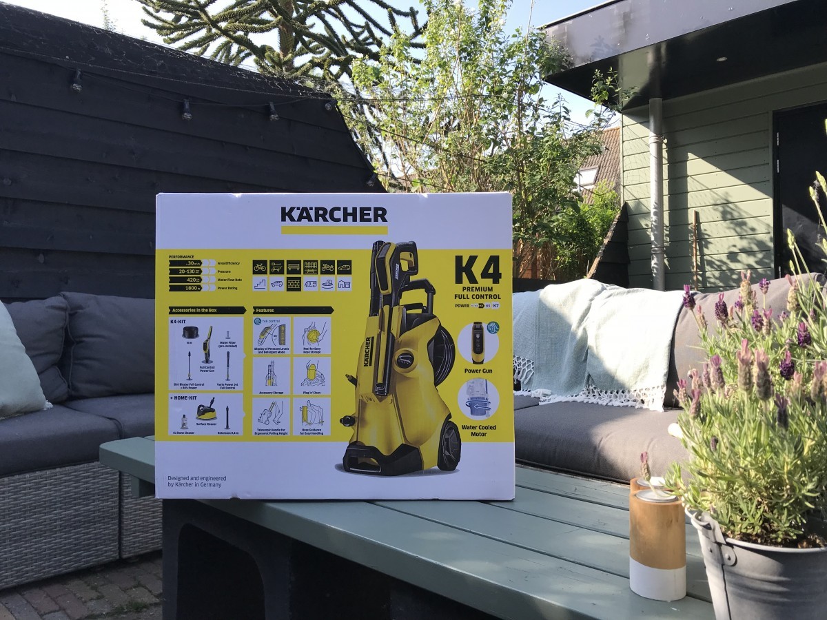 Roest Stuiteren Hoeveelheid geld Hogedrukreiniger Kärcher K4 Premium Full Control home review - B4men