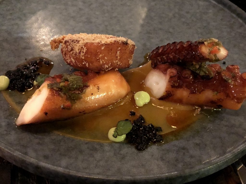 Octopus uit de Zuid Amerikaanse Keuken van de Global Dining