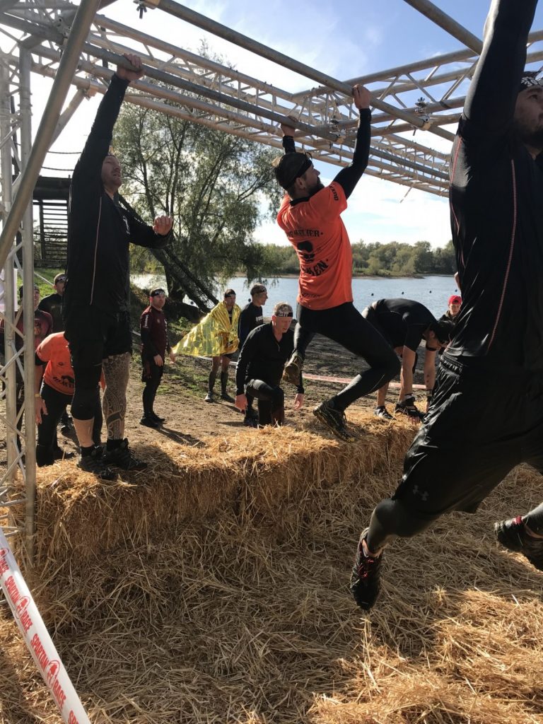 Hangen tijdens Spartan Beast