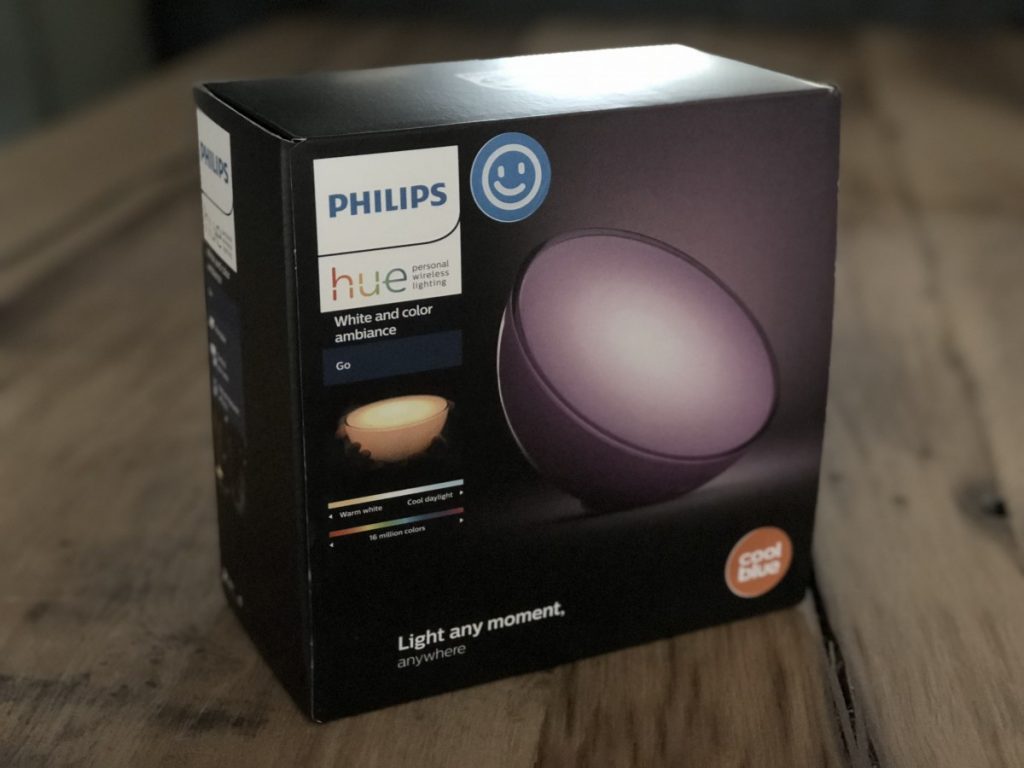 Philips Hue Go Lamp verpakking 