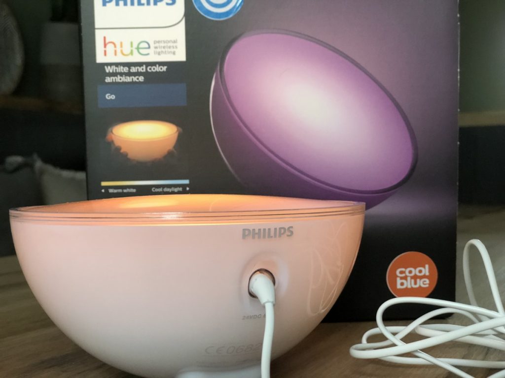 Philips Hue Go Lamp met verpakking 