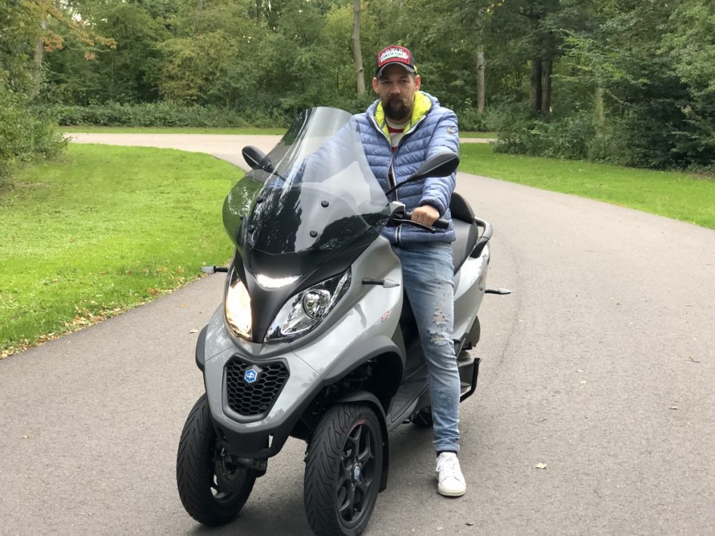 Piaggio motor rijden zonder motorrijbewijs