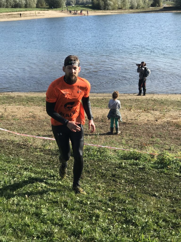 Jan Willem Huffmeijer tijdens spartan 