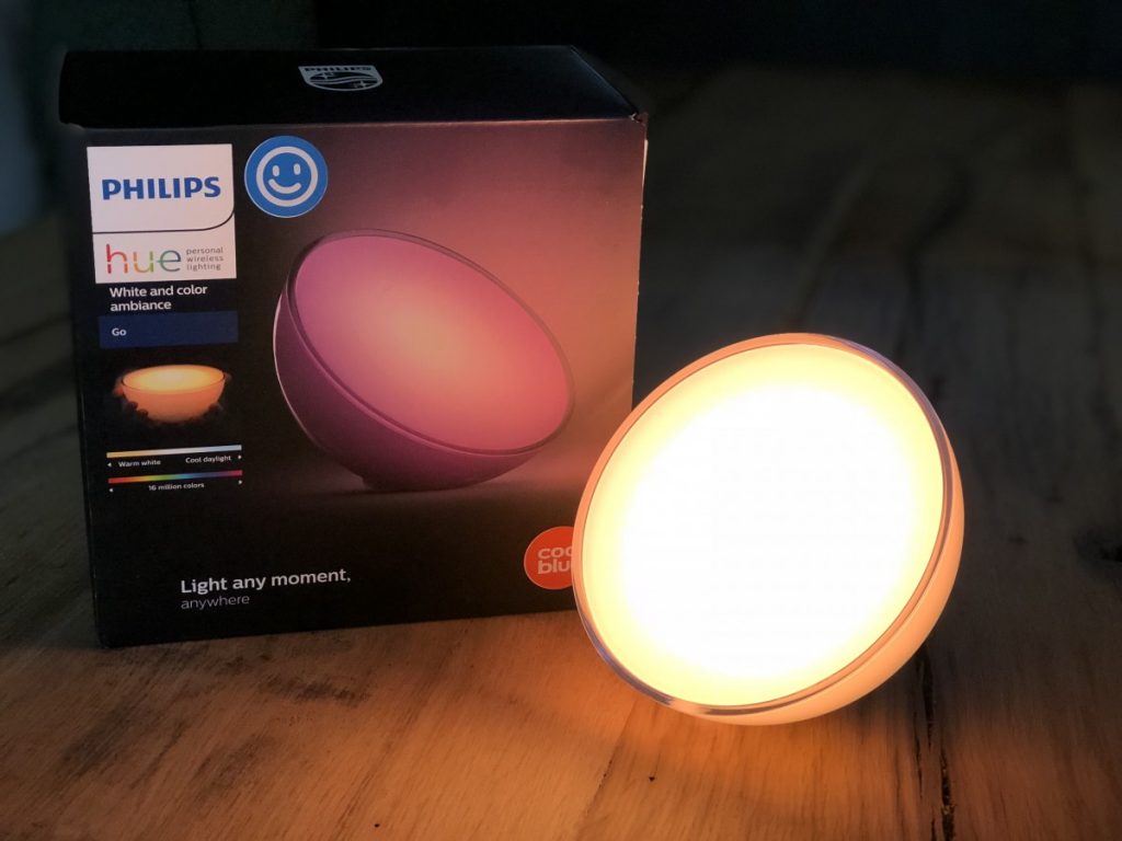 Philips Hue Go Lamp met soft verlichting