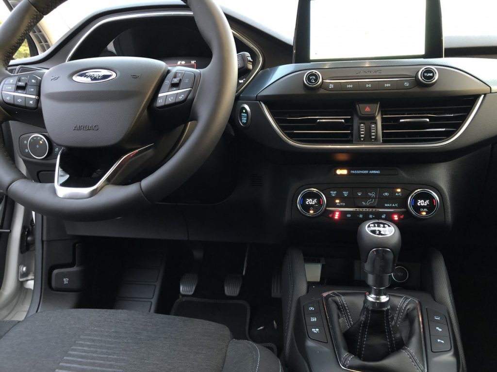 cockpit van de Ford Focus Active 