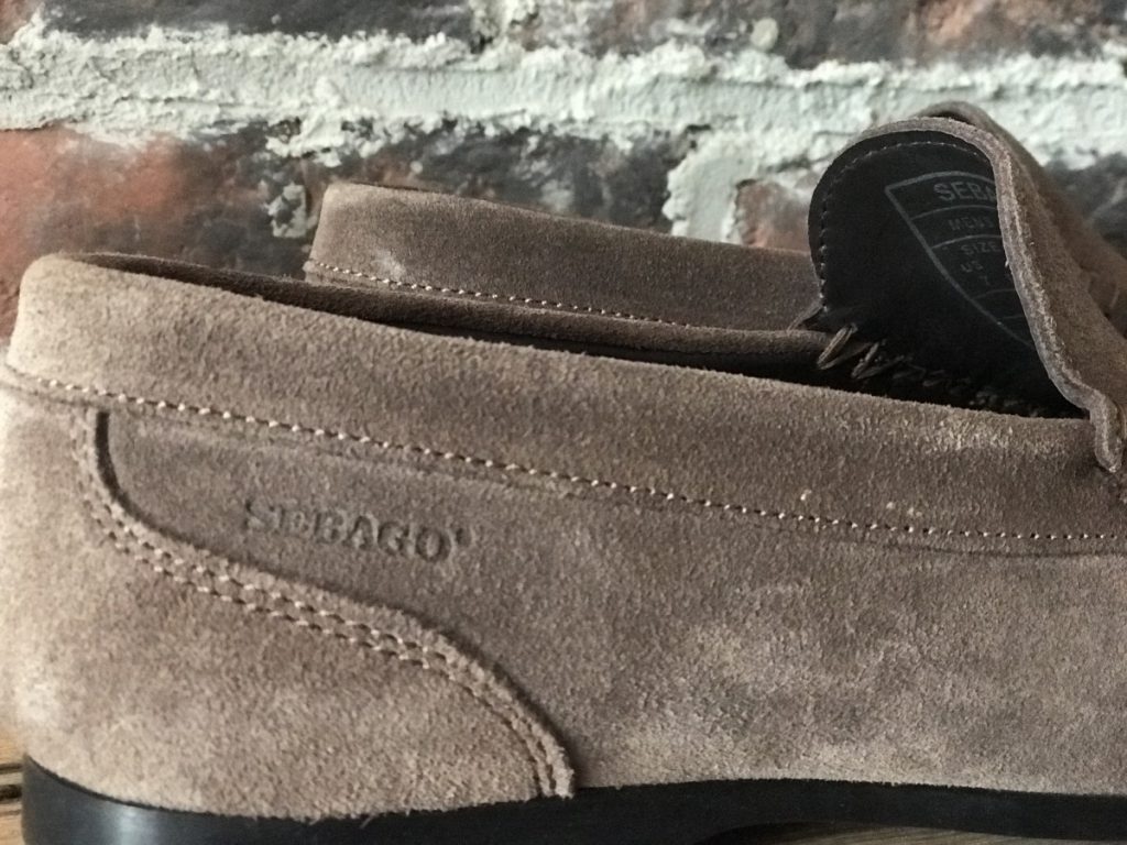 logo Sebago op de schoenen