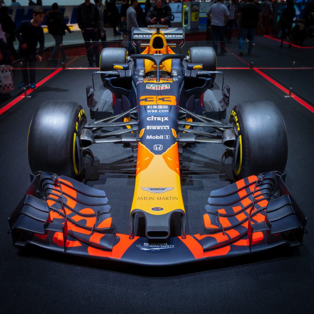 Auto van Max Verstappen op B4men. Red Bull Racing 