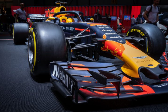 F1 auto van Max Verstappen