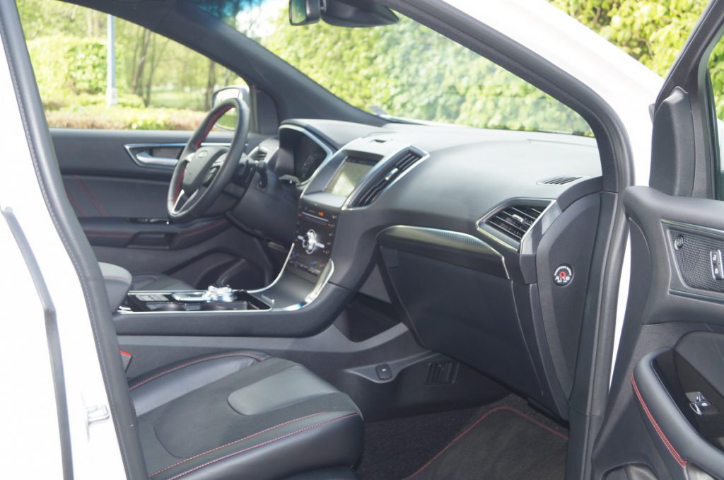 Het interieur van de Ford Edge