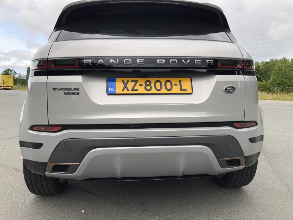 De nieuwe Range Rover Evogue Achterkant