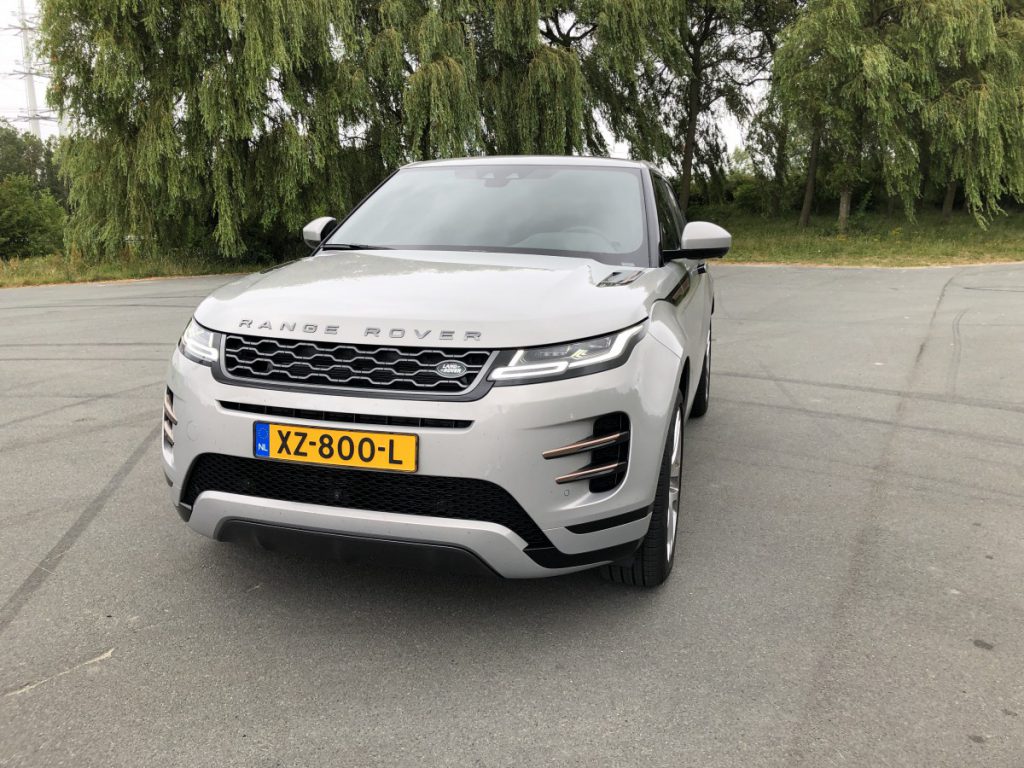 De nieuwe Range Rover Evogue voorkant