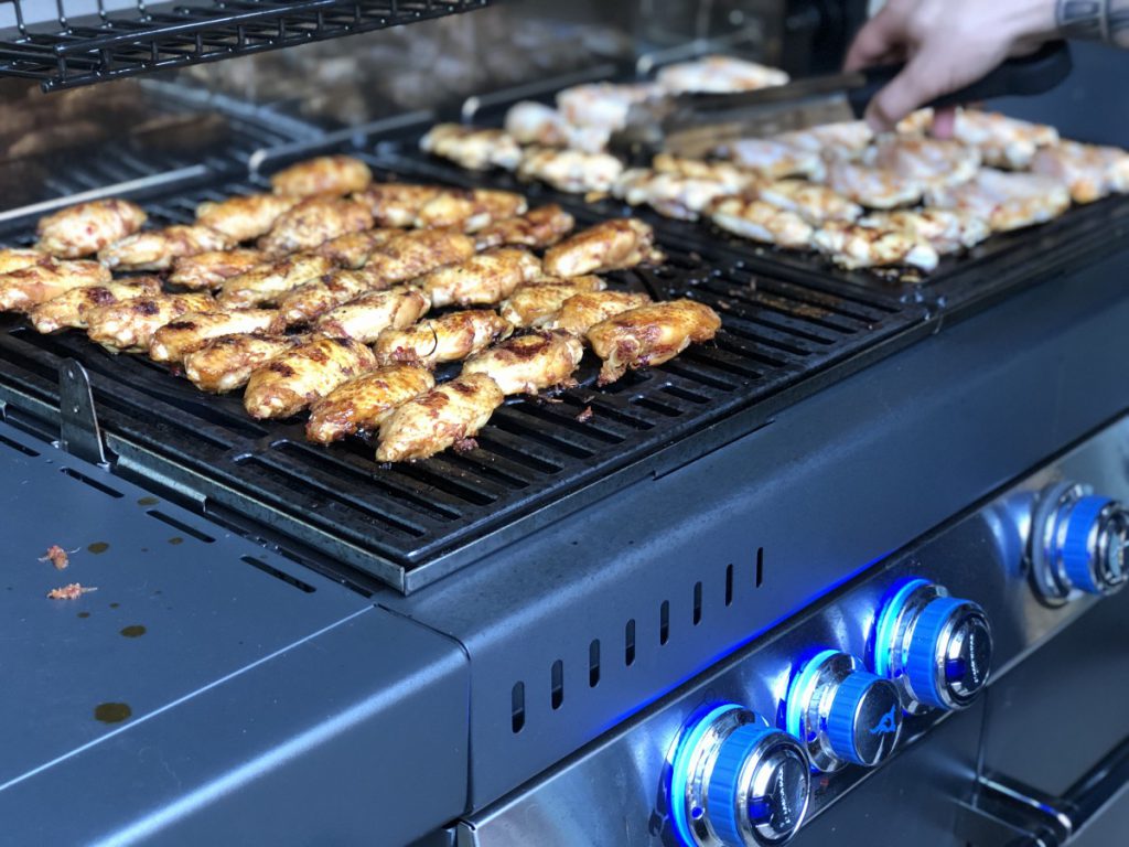 Heerlijk recept met garnalen en spek op de bbq