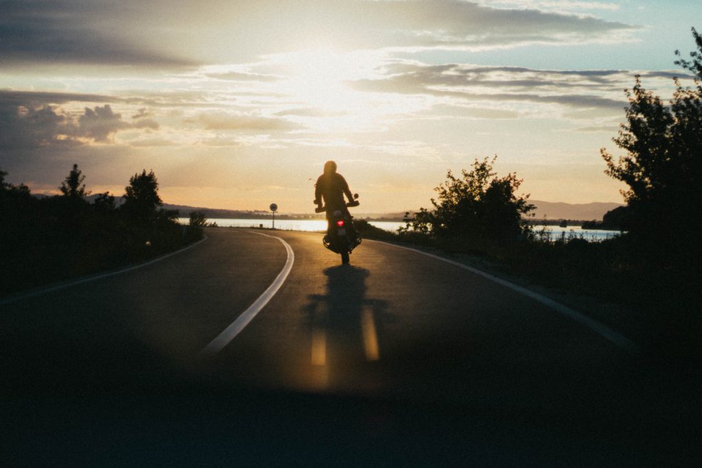 Heerlijke rijden op de motor