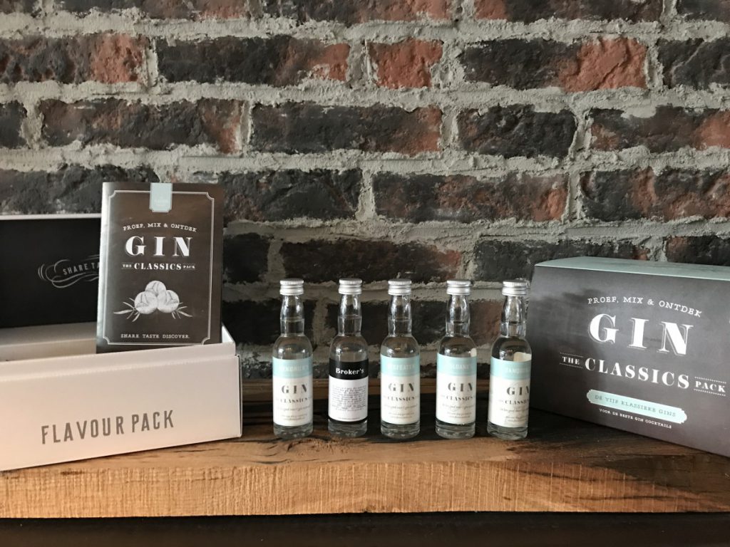 Een thuisproeverij als cadeau met gin