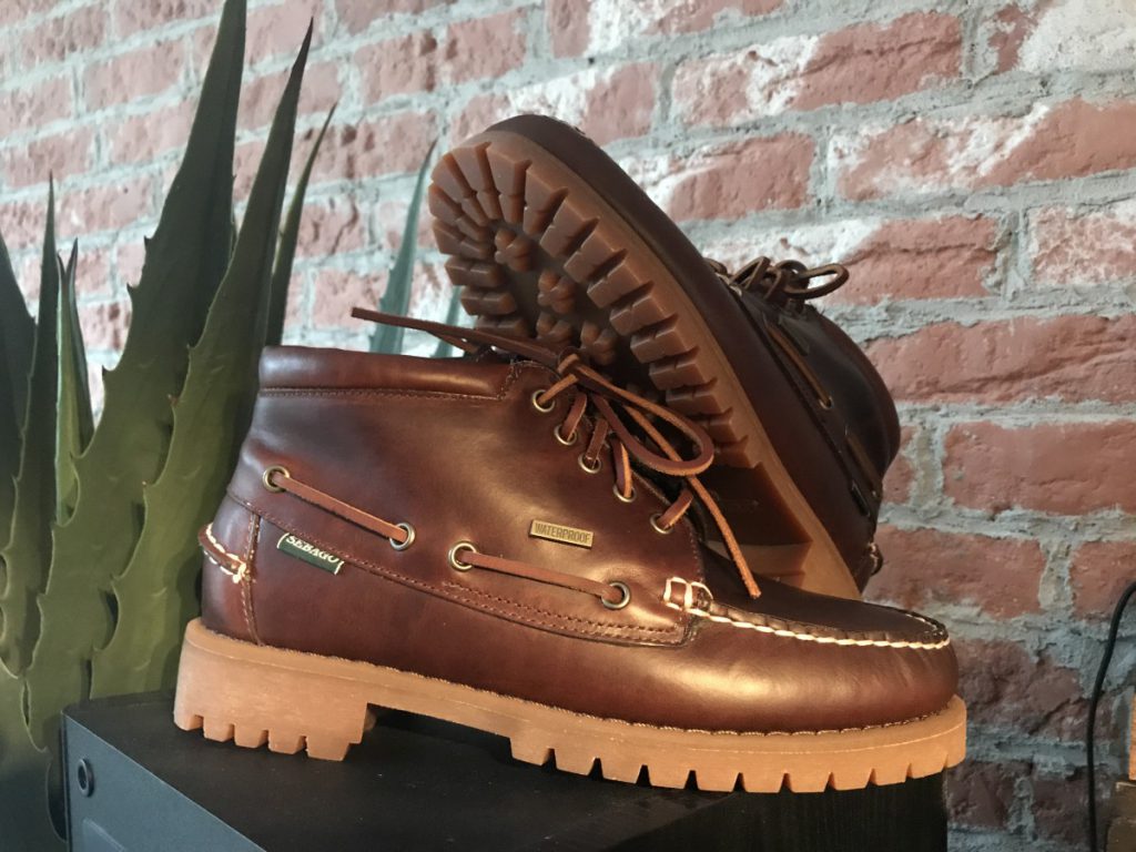 Toffe hoge bootschoenen van Sebago.