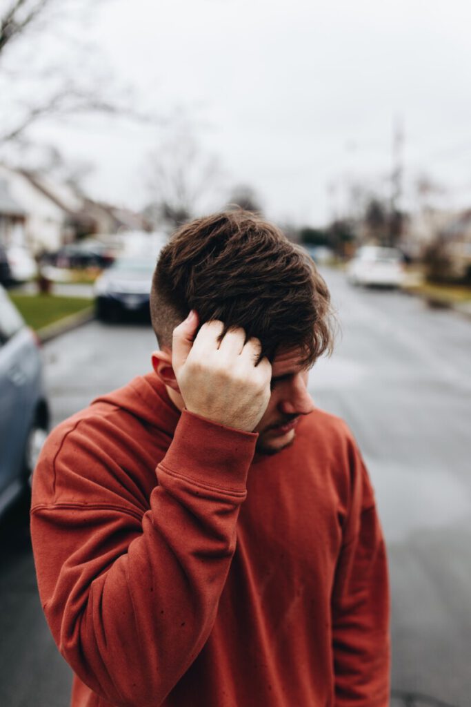 opzij gestyled haar voor mannen 