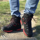 De wandelschoenen van Hanwag zijn er prettig