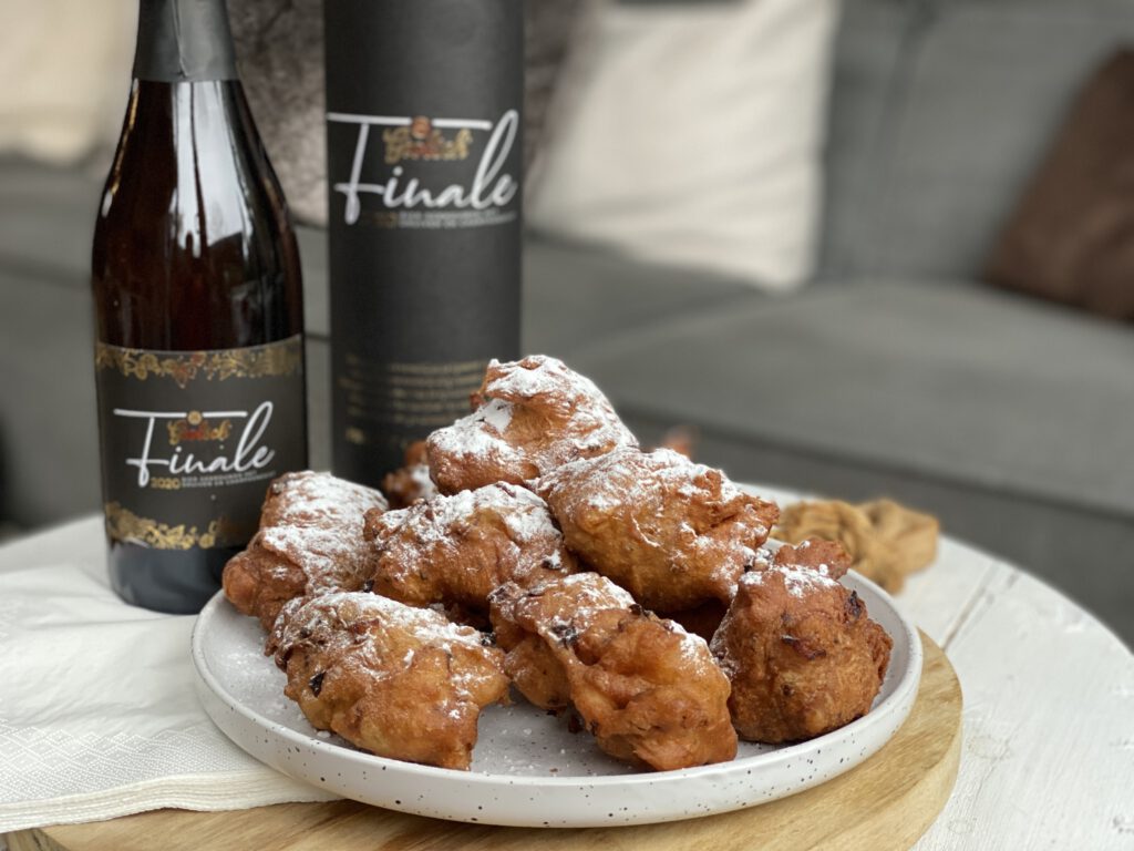 oliebollen met bier: Grolsch Finale oliebol 