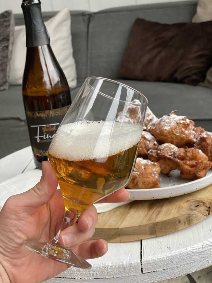 Oliebollen met bier Grolsch Finale oliebol maken B4men
