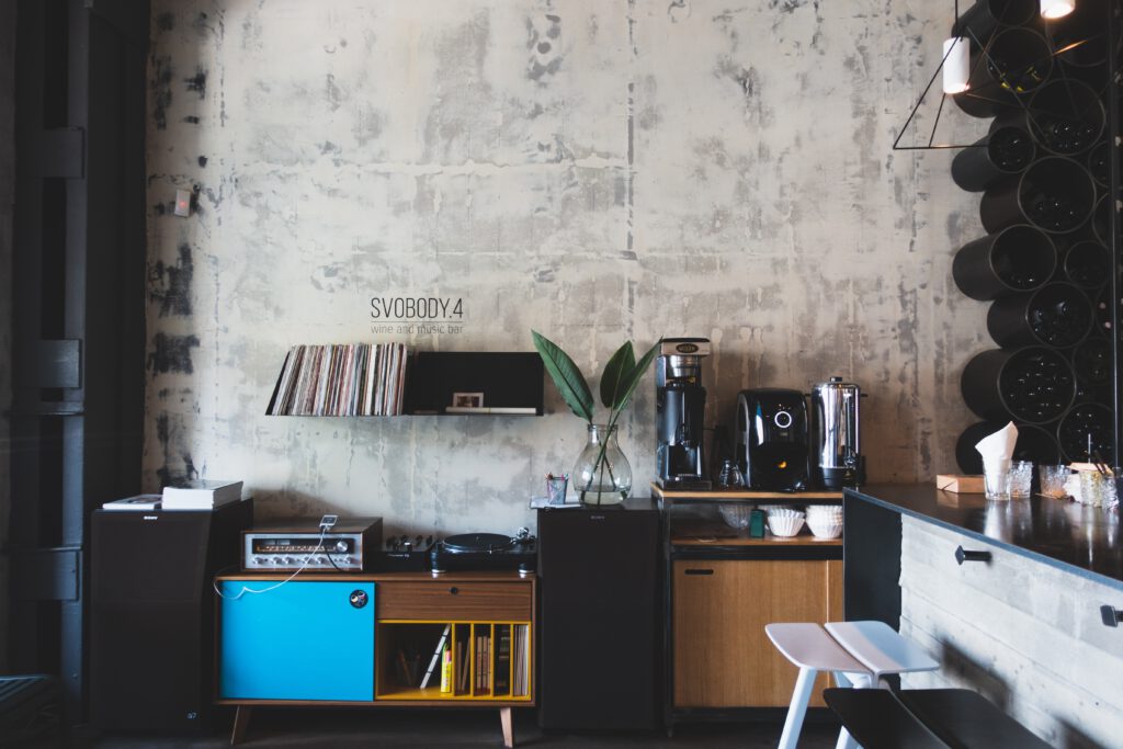 man cave verwarmen met een convector radiator met ventilator 