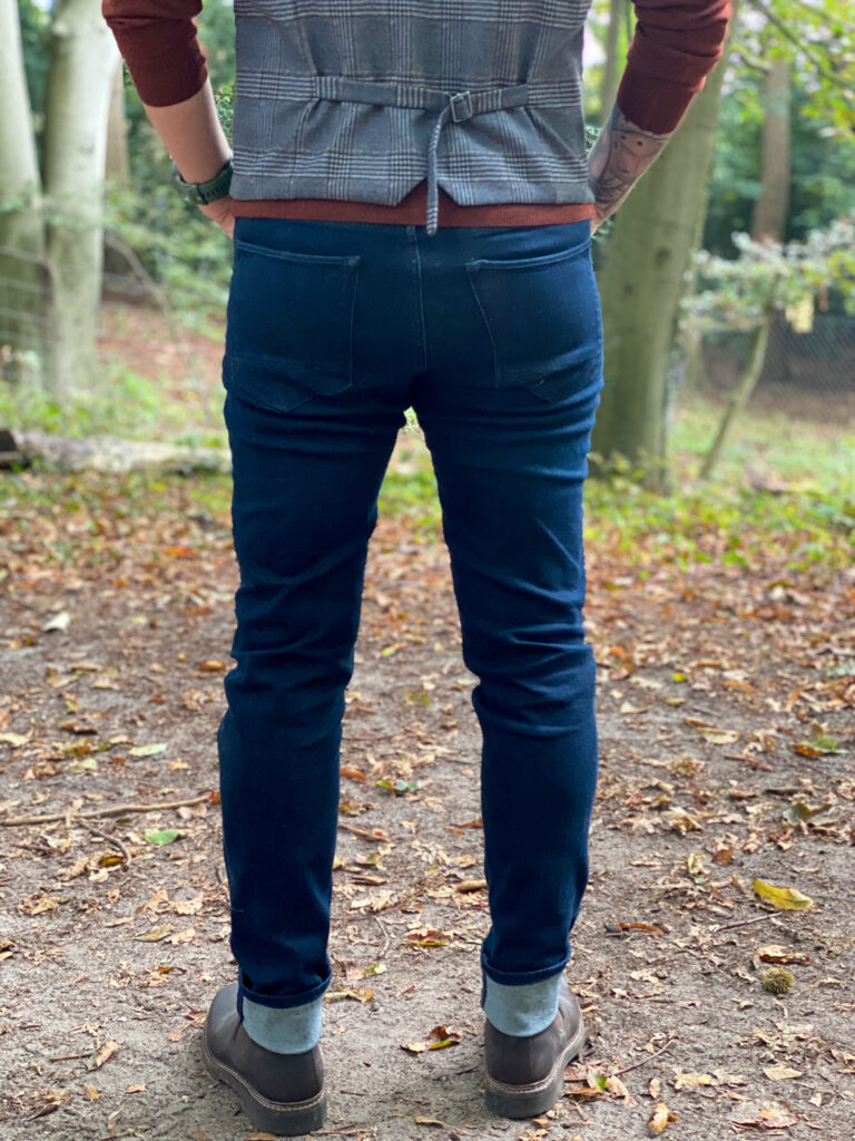 Jan Willem Huffmeijer Suitable herfst winter 2021 / 2022 jeans achterkant