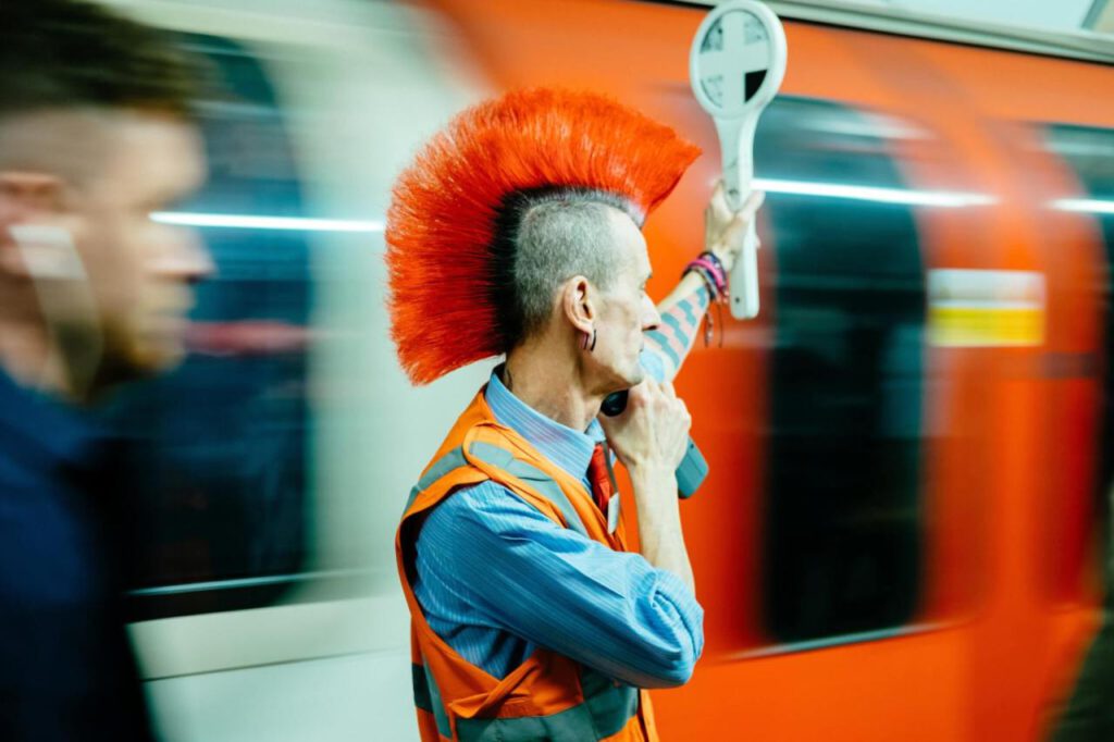 oranje gekleurd haar mannen 