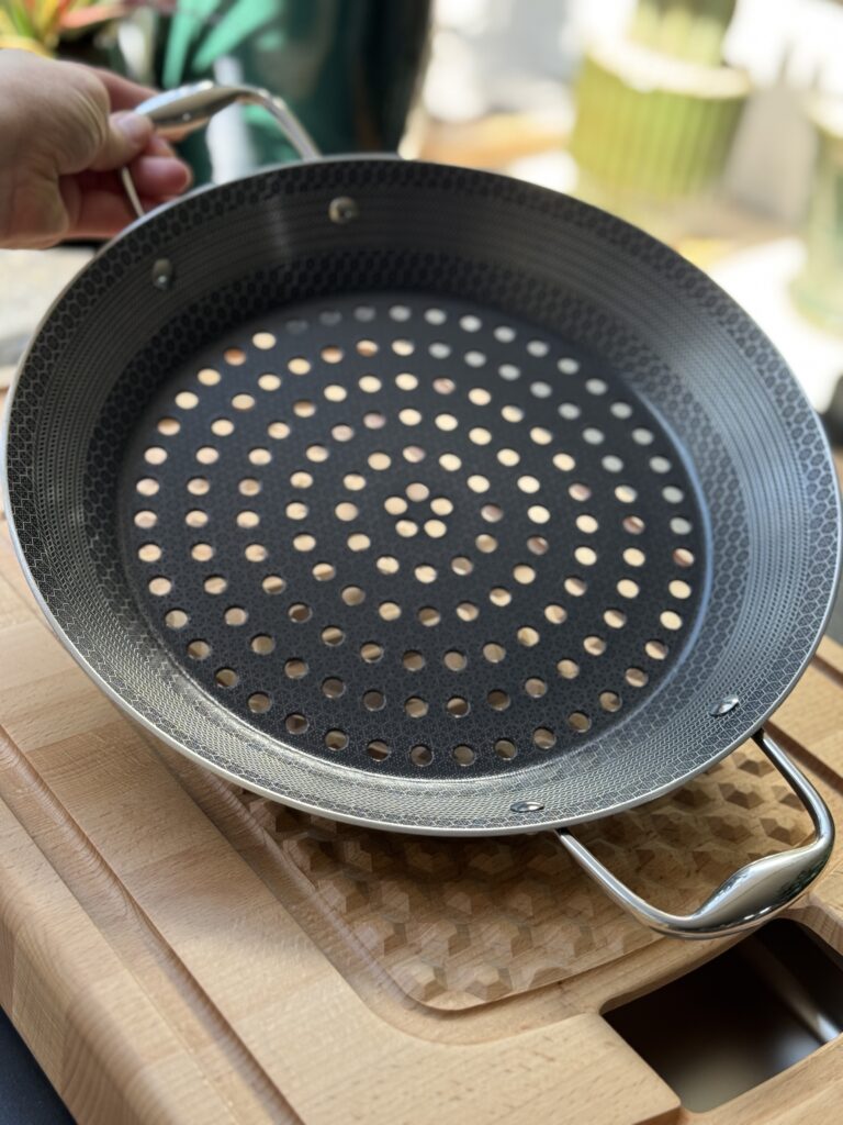 Heclad grill pan voor op de bbq