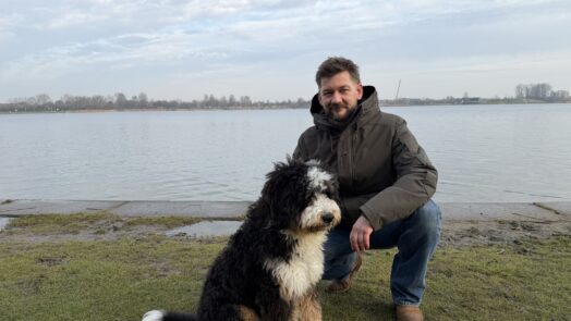 Jan Willem draagt de PME Legend Rockliner winterjas voor B4men