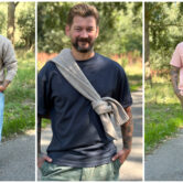 Jan Willem in verschillende outfits voor B4men